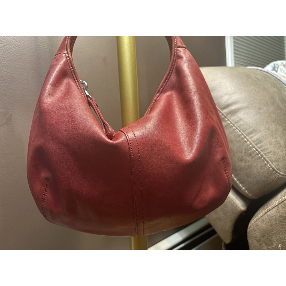 Vintage Coach Red Ergo Shoulder Bag Large 9921 - Picture 7 of 16